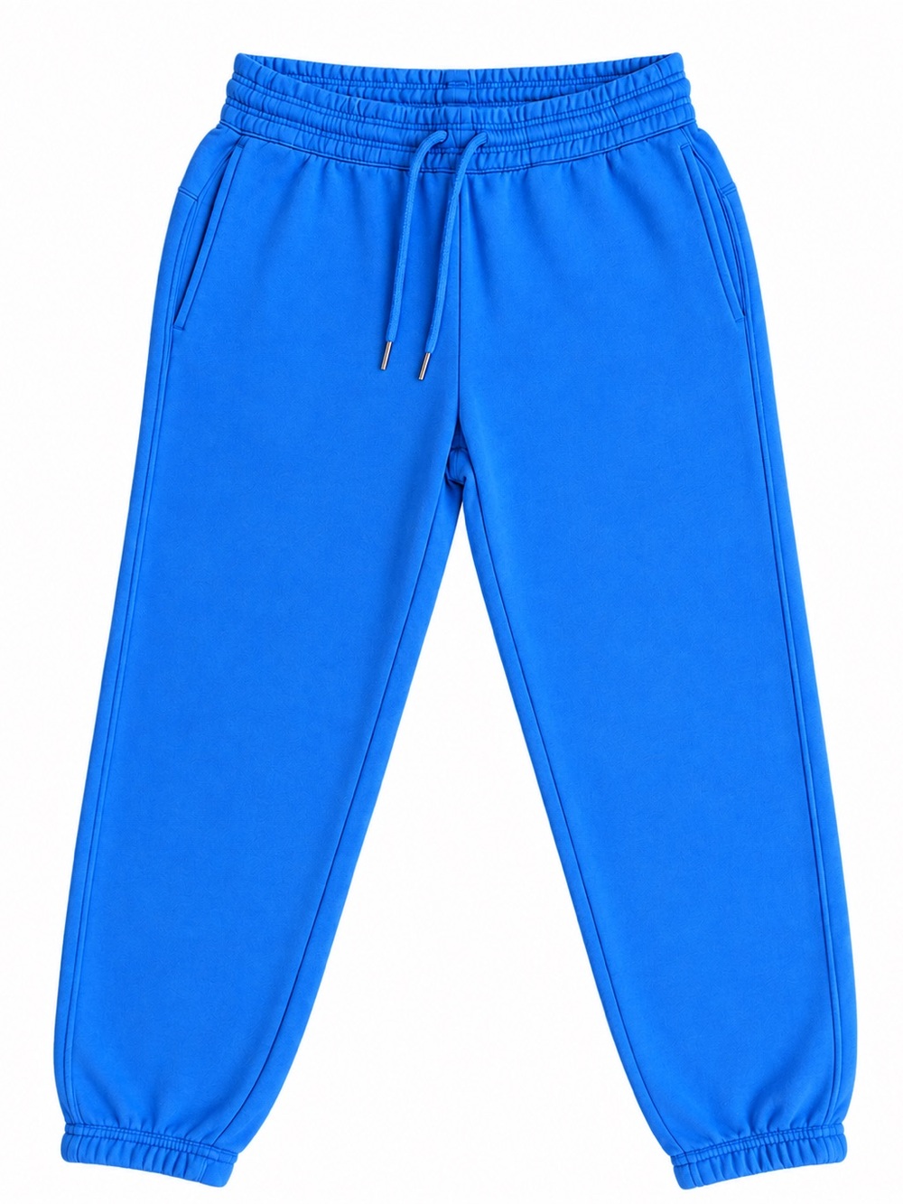 Aerie Blue Fleece Jogger Sweatpants Drawstring Cozy Lounge Pants Sz Small